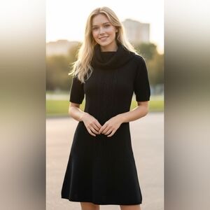 🍷Cowell neck mini sweater dress